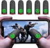 3 Pairs Luminous PUBG Finger Sleeves For Gaming, Gaming Finger Sleeves for Mobile Game Controllers