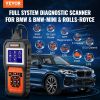 VEVOR BMW OBD2 Scanner Diagnostic Tool, For BMW/Mini/Rolls-Royce, Full System Diagnostic Scan Tool, 12 Special Functions, Car Read Code Reader with CB