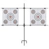 Target Paper Stand with Shooting Papers 30.7"x29.9" Steel