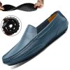 Leather Men Shoes Luxury Trendy 2022 Casual Slip on Formal Loafers Men Moccasins Italian Black Male Driving Shoes Sneakers